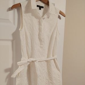 White Eyelet Summer Dress
